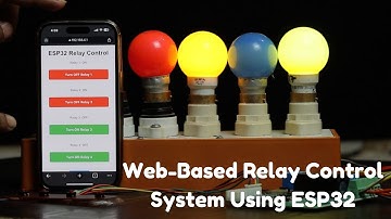 Web-Based Relay Control System Using ESP32 | IoT Home Automation