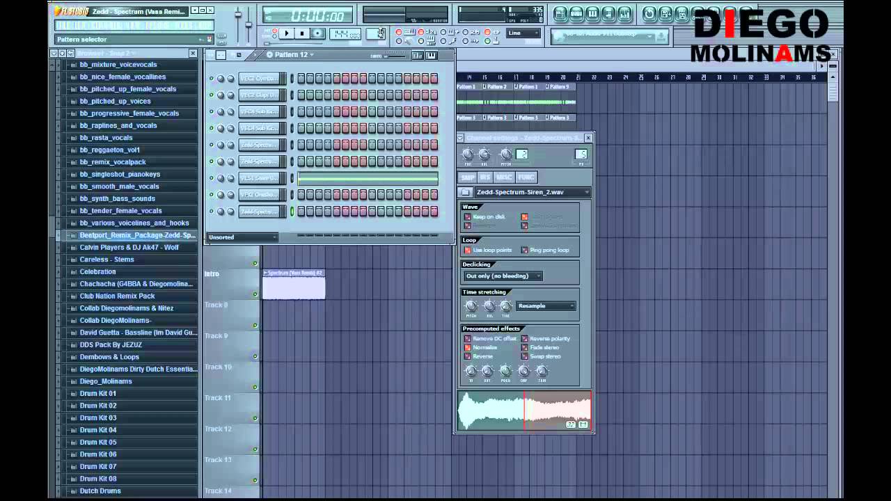 FL Studio Remake: Zedd Ft. Matthew Koma - Spectrum (Vass Remix) [Drop]