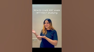 How to crack exams WITHOUT studying… #shorts