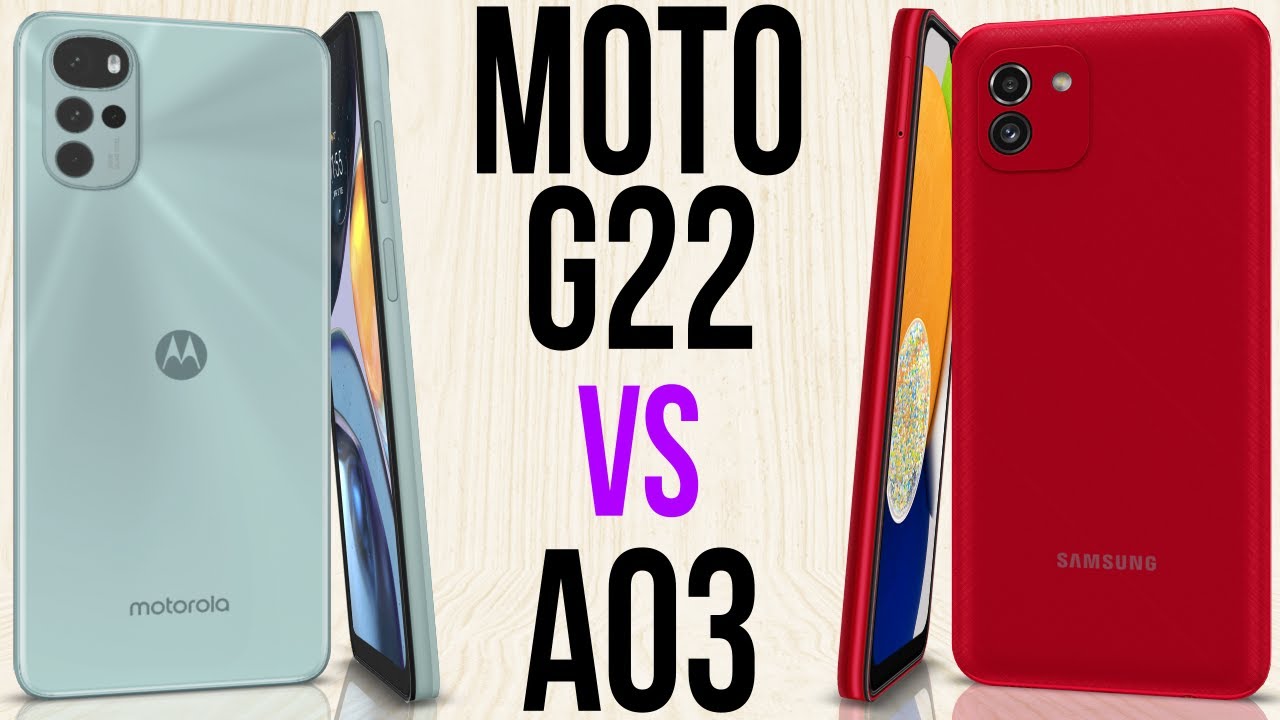 A14 vs Moto G22 (Comparativo & Preços) 