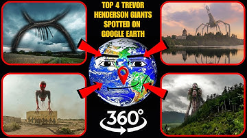 VR 360° - Top 4 Trevor Henderson Giants Spotted on Google Earth! Part 5