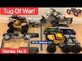 TUG OF WAR Battle part 3! Featuring Lego Technic models 9398, 42099, 42100  Liebherr + powerful MOCs