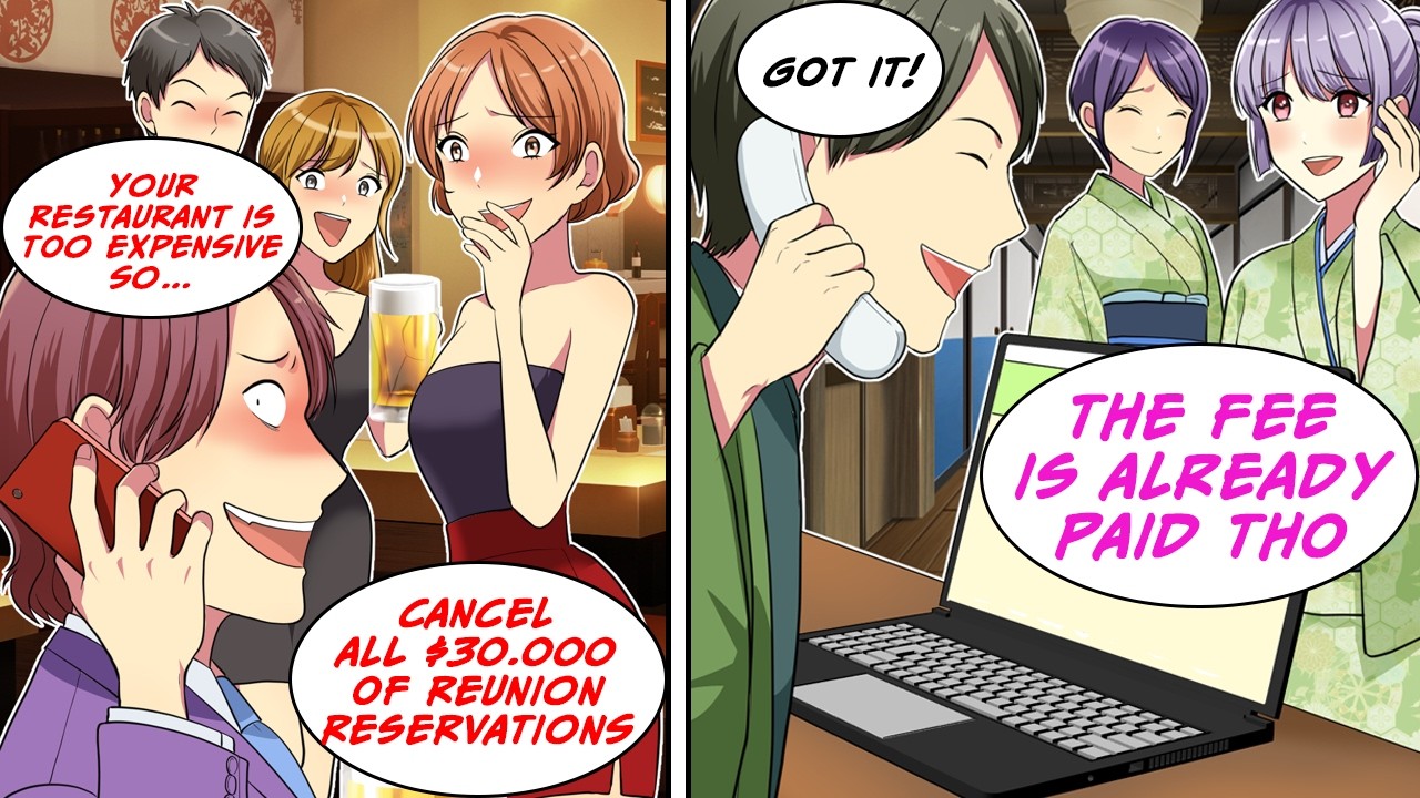 [Manga Dub] A Classmate canceled a big party at My inn, but it was all prepaid, so...!? [RomCom]