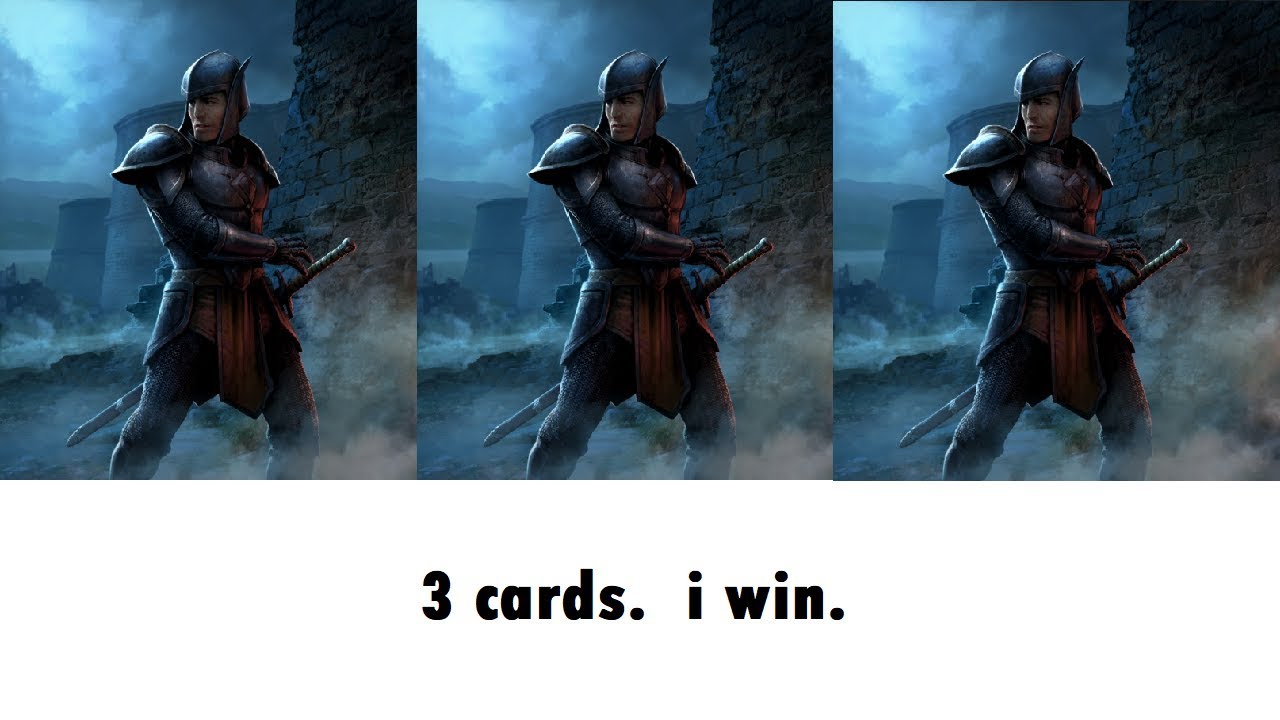 3 Cards. I Win. | Elder Scrolls Legends