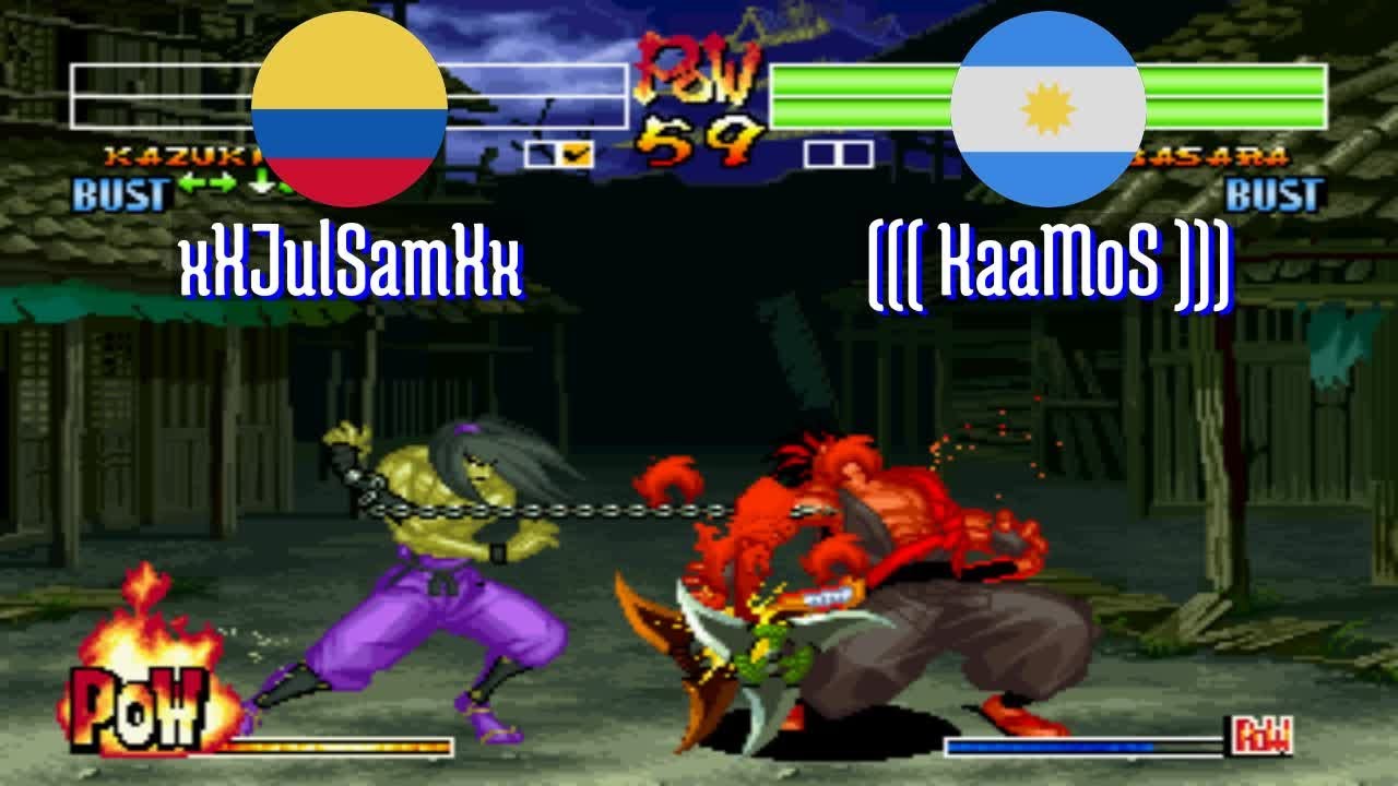 FT5 @samsho4: xXJulSamXx (CO) vs ((( KaaMoS ))) (AR) [Samurai