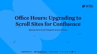 Upgrading from Scroll Viewport to Scroll Sites for Confluence