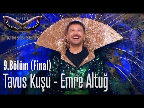 Tavus Kuşu maskesi altındaki ünlümüz Emre Altuğ - Maske Kimsin Sen? 9. Bölüm (Final)