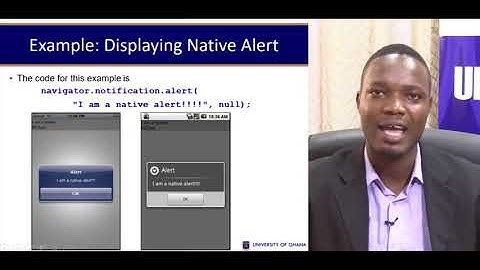 CSIT 301: MOBILE APPLICATION DEVELOPMENT - SESSION 7 - APACHE CORDOVA