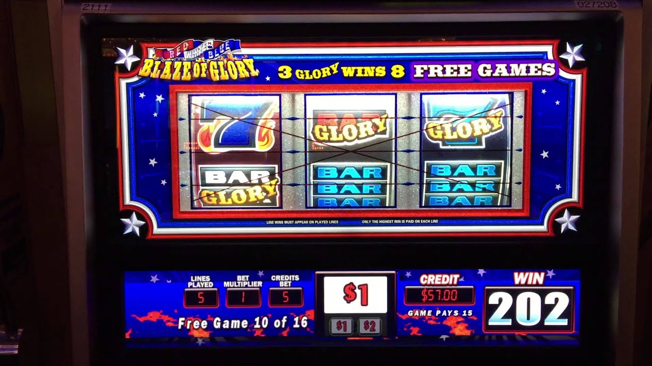 BONUS ROUND - Blaze of Glory Slot Machine - 24 Free Games Big Win - YouTube