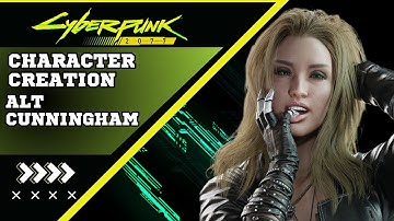 Cyberpunk 2077 hot female V creation - Alt Cunningham