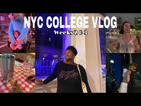 What College in New York is REALLY like | weeks 2&3| 📍fashion institute of technology| #Collegevlog