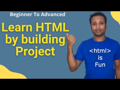 Learn HTML by building a project 2022 | Bangla Tutorial