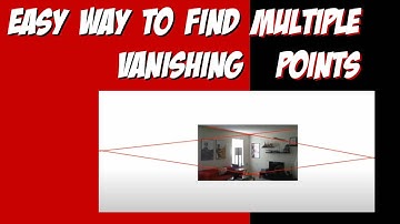 Perspective Drawing: Easy Way to Find Multiple Vanishing Points