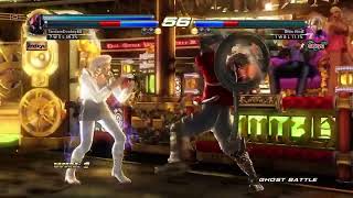 Tekken Tag 2 — Xiaoyu &amp; Yoshimitsu vs Nina Williams | Ghost Battle