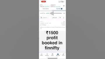 Around ₹1,500 profit booked in single trade in finnifty 🫡 ..kotak neo zero brokerage