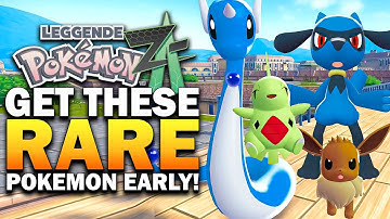 Get These RARE Pokemon Early! Pokemon Legends Z-A Dratini, Riolu, Evee, Larvitar