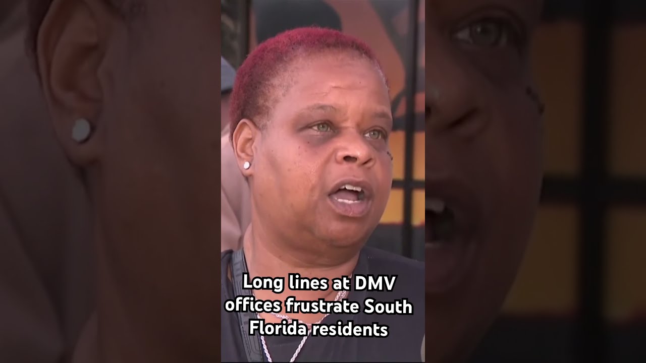 Long lines at DMV offices frustrate South Florida residents. #browardcounty #miamidade #dmv