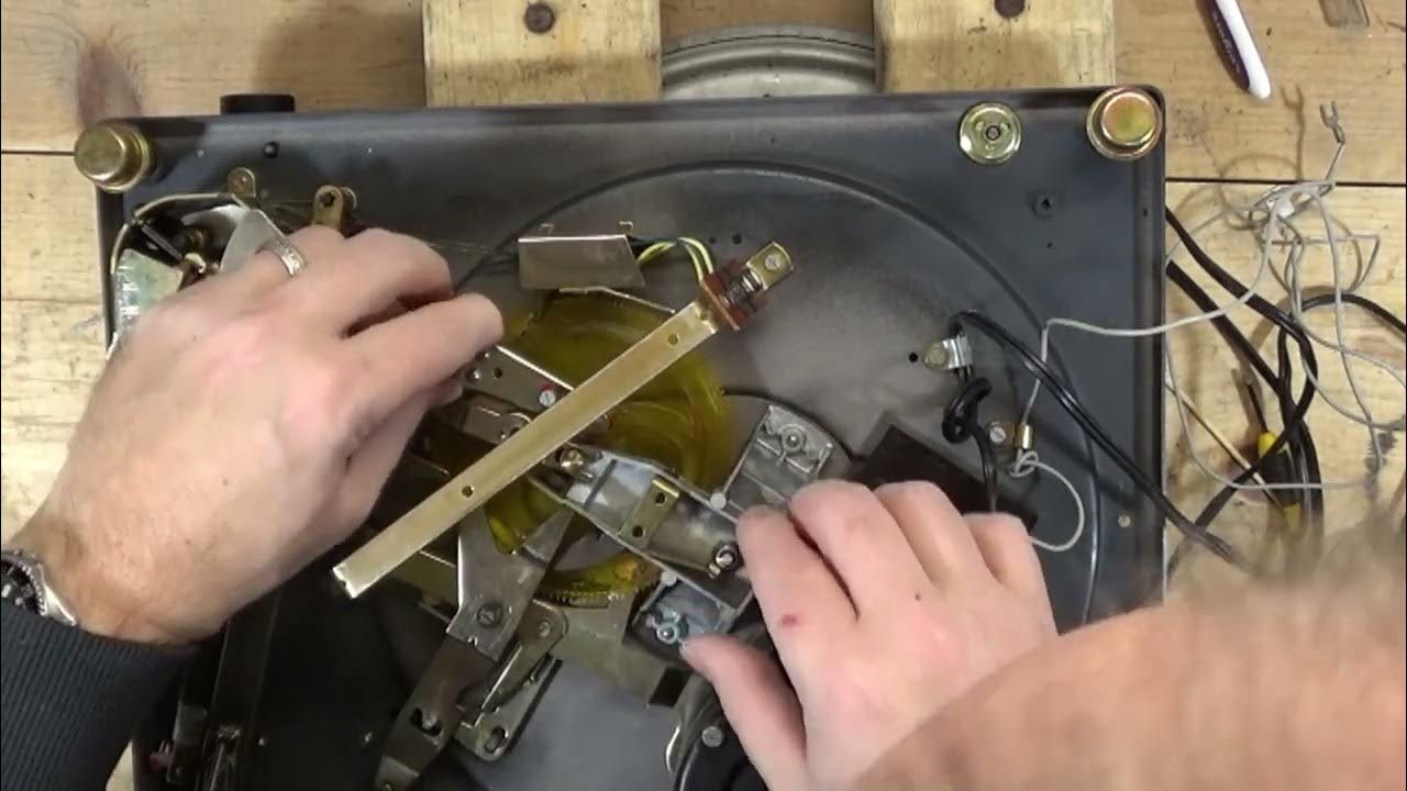 Dual 1219 Turntable Repair Part 1 Evaluating the Turntable YouTube