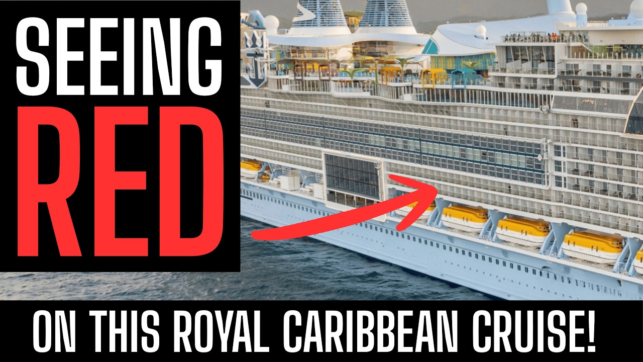 SEEING RED on Royal Caribbean! Literally!