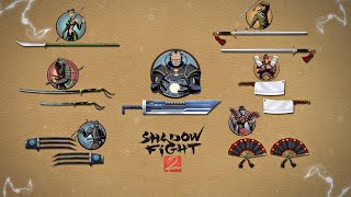 7 Bosses Weapons In Shadow Fight-2