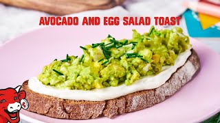 Avocado and Egg Salad Toast