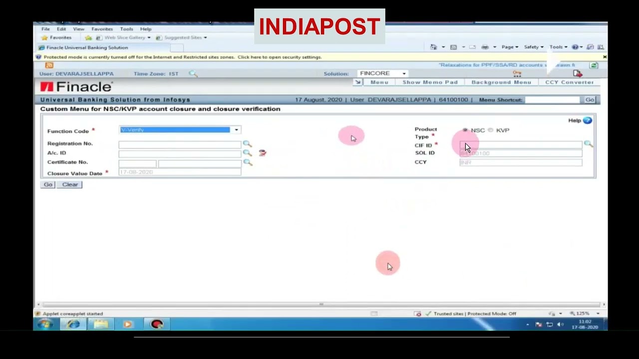 66  NSC CERTIFICATE DISCHARGE BY CASH