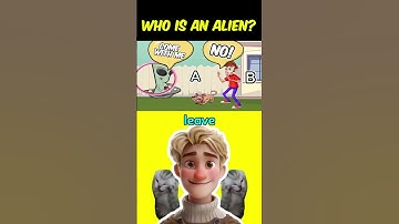 Who Is An Alien👽? #riddles#quiz #riddle #riddlechallenge #quizzes #memes #funny #meme #animation