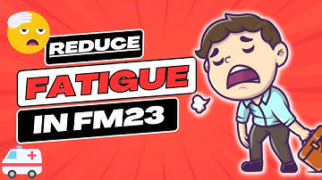 Do THIS to REDUCE FATIGUE in Football Manager