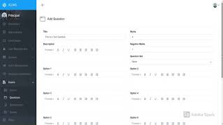 Fast Learn - Learning Management System | How to Add Question