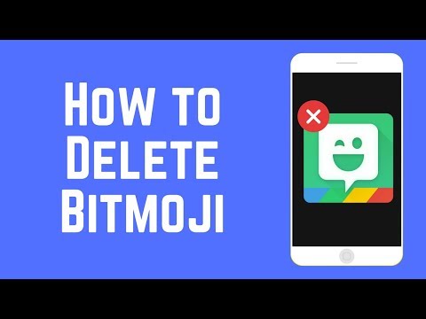 Вопрос: Как удалить Bitmoji?