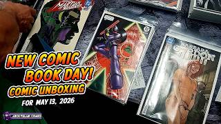 New COMIC BOOK Day - Marvel &amp; DC Comics Unboxing May 13, 2026 - New Comics This Week