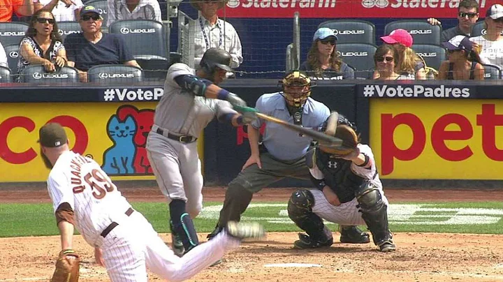 SEA@SD: Cano hits RBI double to record his fourth hit