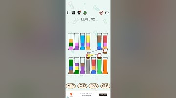 SortPuz Level 92 | Water Sort Puzzle Level 92