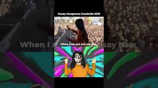 Kacey Musgraves Coachella Fail...Animated YEEHAW #memes #shorts #funny #animation #music #coachella