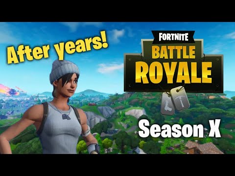 Playing Fortnite Season X! [ Fortnite Chapter OG ] [ First Video ...