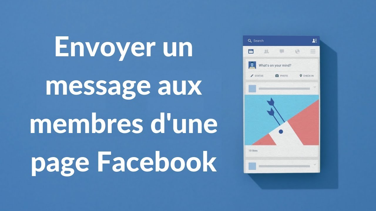 Envoyer un message aux membres d'une page Facebook - YouTube