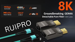 RUIPRO 30M 8K HDMI Cable: Next-Level Performance and Reliability Unveiled