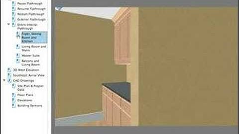 Acrobat 3D PDF house architectural walkthrough & blueprints