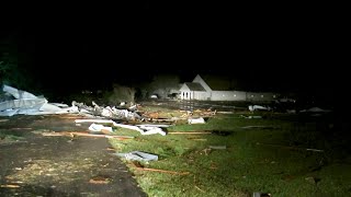 3 dead as suspected twisters, other storms batter the South