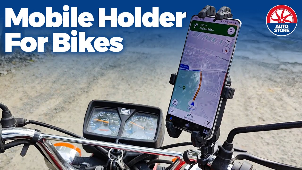 HJG Anti Shock Bike Mobile Holder PakWheels Auto Parts & Accessories