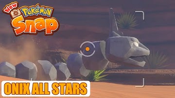 New Pokemon Snap - Onix All Stars