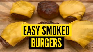 Easy Smoked Burgers on the Kamado Joe | Smoked Cheeseburgers | Weeknight Cook