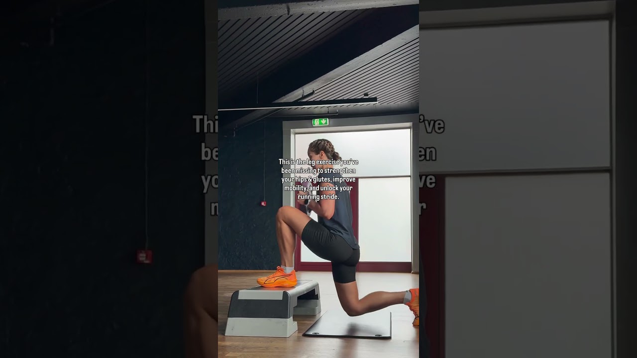 The Single-Leg Strength Exercise Every Runner Should Try 🏃‍♀️🔥 #runningtips