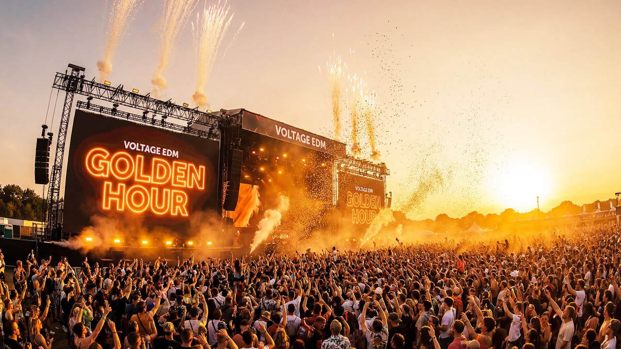 Voltage EDM - Golden Hour 🌅 (Festival Progressive House / Summer Mix)