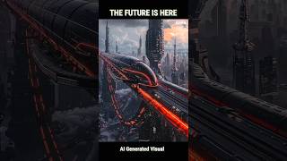 🚄 Future Hyperloop City 2099 🤖 | AI Generated Future Transport #Shorts
