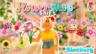 Flower shop shift 💐 || welcome to Bloxburg || roblox