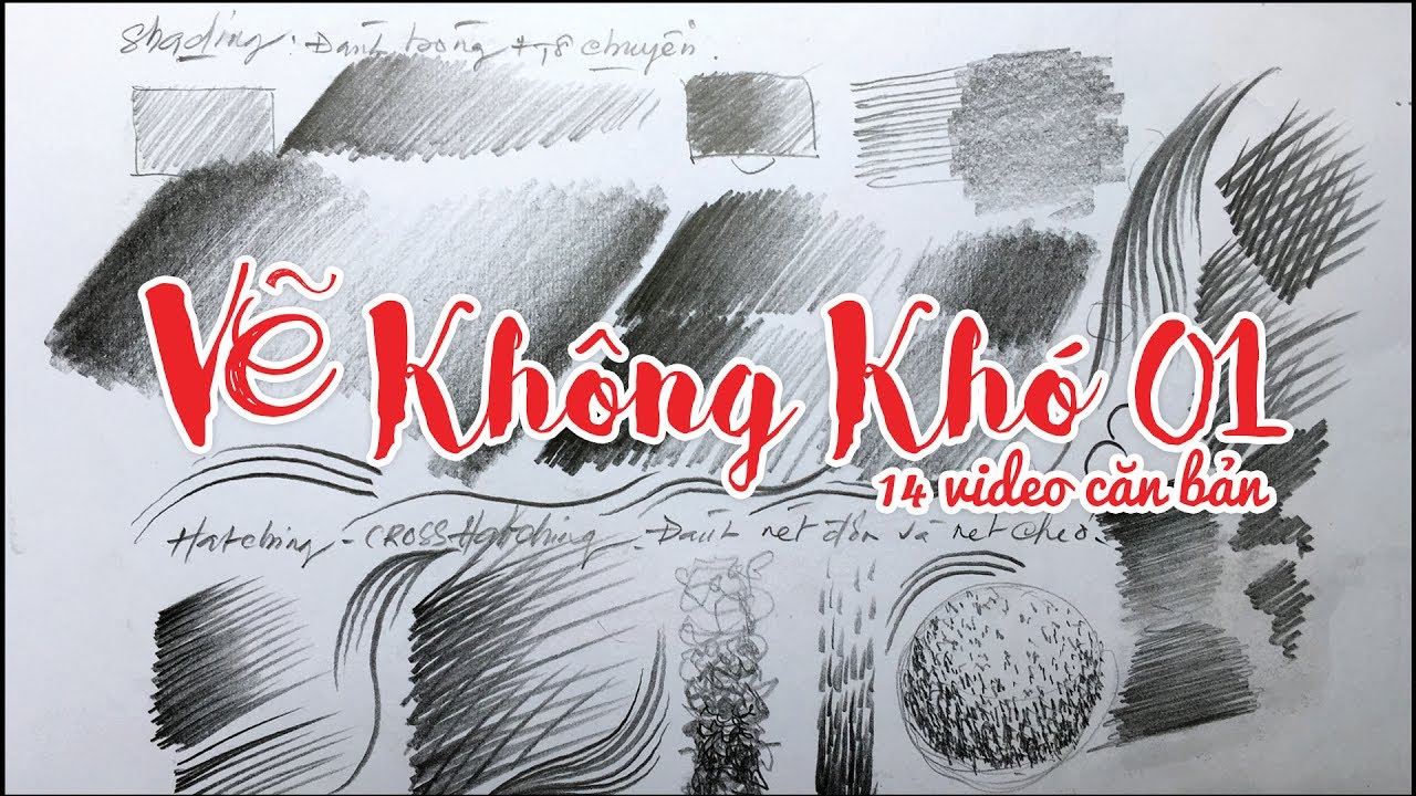 Hướng dẫn học vẽ căn bản 01 - vẽ không khó - YouTube