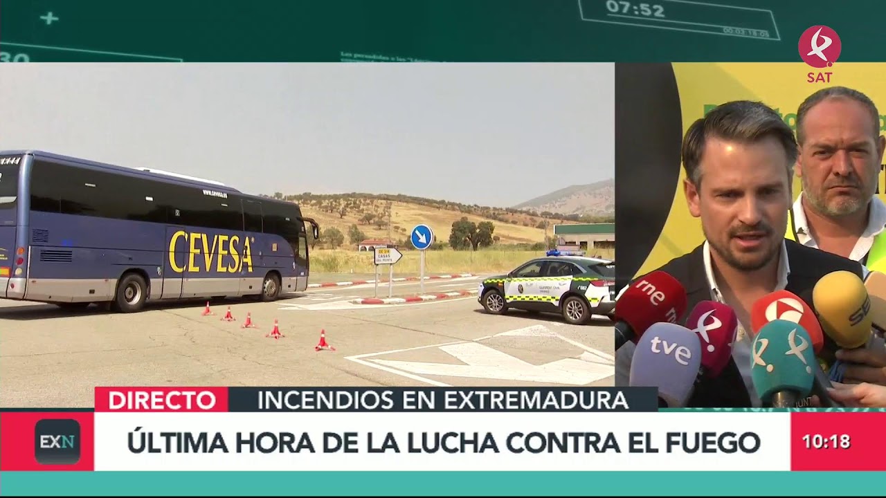 Incendios forestales en Extremadura