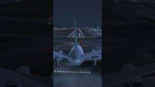 Realistic Night Flight Simulator 🎮Night Storm Landing 🌩️Full Night Journey ✈️ #shorts #airplane #yt