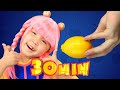 Yummy fruits &amp; Vegetables with Mini | DB Mega Compilation | D Billions Kids Songs